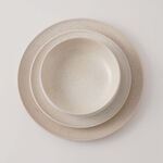 لا ميسا طقم سفرة فخار 12 قطعة، كريمي image number 1