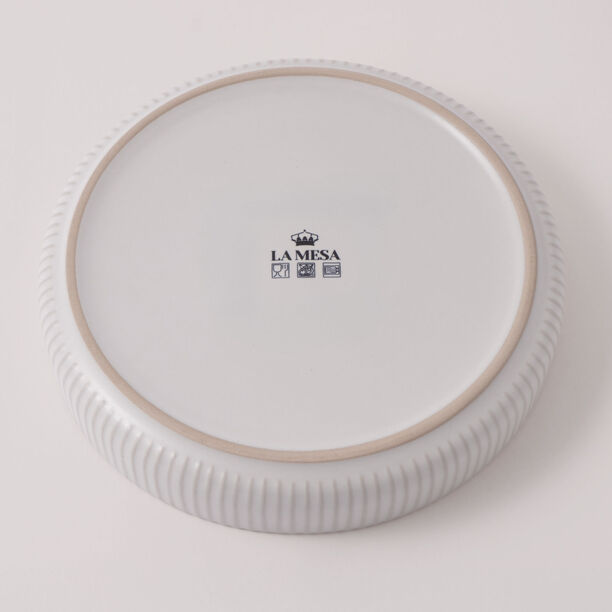 La Mesa Porcelain Set Of 4Pcs Soup Plates, 8", White image number 3