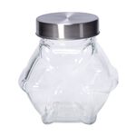 Alberto Glass Jar Star Shape With Metal Lid 1800Ml image number 0