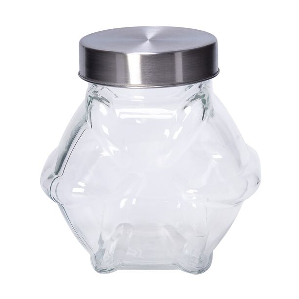 Alberto Glass Jar Star Shape With Metal Lid 1800Ml image number 1
