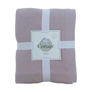 Cottage Cotton Blanket King Daily Purple