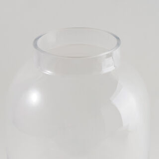 La Mesa Glass Beverage Dispenser With Wooden Base 43*21Cm