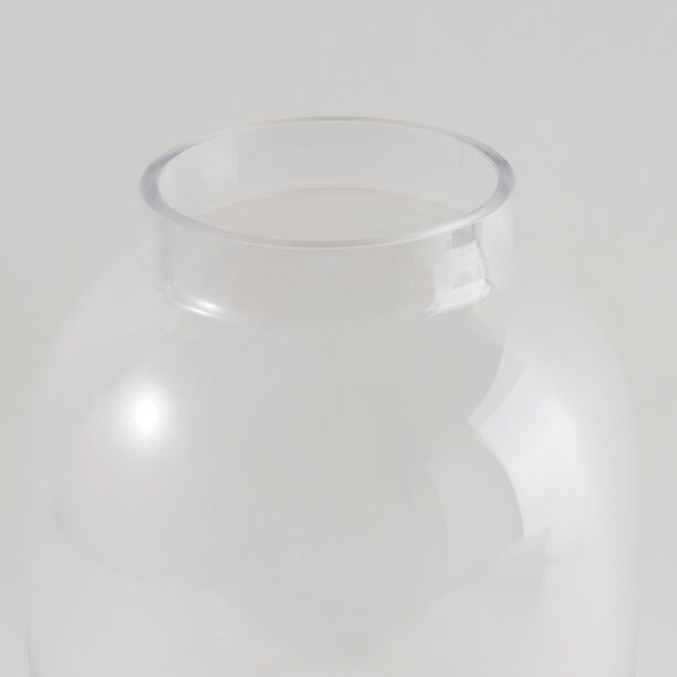 La Mesa Glass Beverage Dispenser With Wooden Base 43*21Cm image number 3