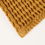 Boutique Blanche Waffle 100% Cotton Woven Throw Mustard 130*180cm image number 2