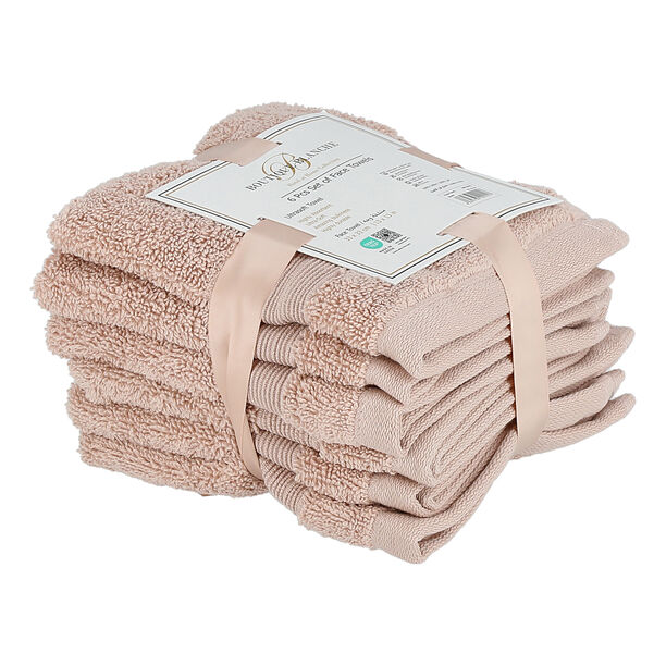 Boutique Blanche Blush 6 Piece Ultra Soft Face Towel Set 33*33 Cm image number 0