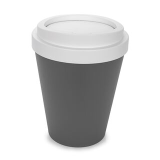 Waste Bin With Swing Lid Grey 9L
