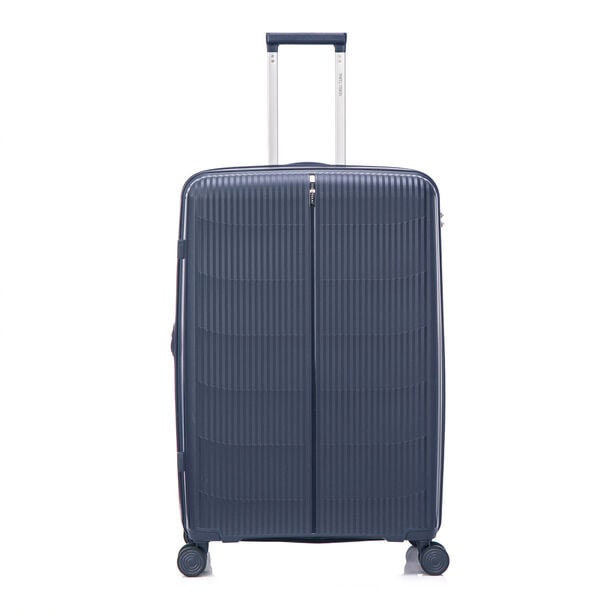 Travel vision durable PP 3 pcs luggage set, navy blue image number 2
