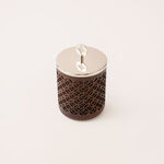 La Mesa medium silver metal container 12*12*20 cm image number 1