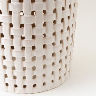 هومز طاولة جانبية سيراميك، رمادي 34*34*45 سم