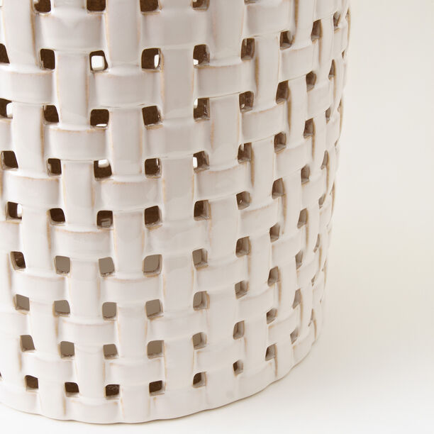 هومز طاولة جانبية سيراميك، رمادي 34*34*45 سم image number 3