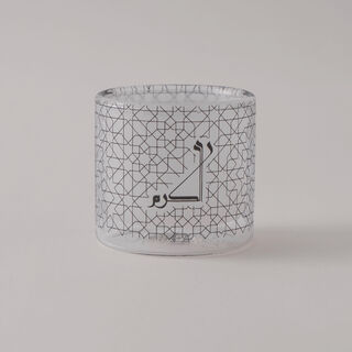 Dallaty 6Pcs Glass Arabic Coffee Cups