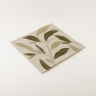 Homez Abstract Leaf Cushion Cover, 45*45Cm
