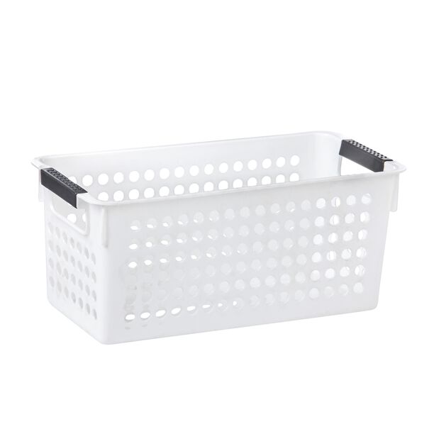 Shelf Organizer 4 L White With Grey Handle Size:290X140X125Mm image number 0