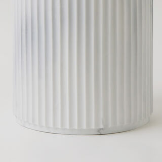 Homez polyresin waste bin, white 22*16.2*25.6cm