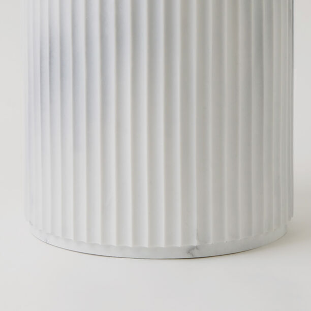 Homez polyresin waste bin, white 22*16.2*25.6cm image number 1