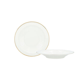 La Mesa gold bone porcelain dinner set 47 pcs