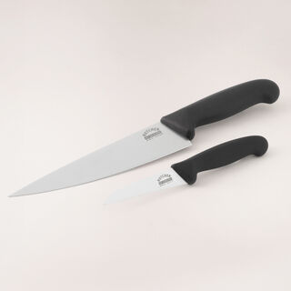 Samura butcher set of 2 stainless steel knives, black