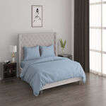 Boutique Blanche 3pcs cotton duvet cover 230*200cm 300 thread count sky blue image number 0