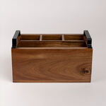 Alberto wooden utensil holder 26*16*14 cm image number 1