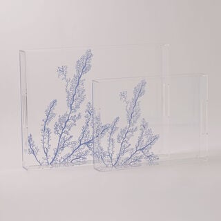 Dallaty acrylic serving tray, 52*40*6 cm
