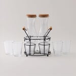 La Mesa glass 9pcs juice jar set 1000ml image number 1