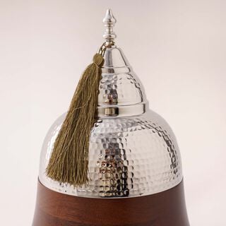 La Mesa wooden container with lid size big 23*23*32cm