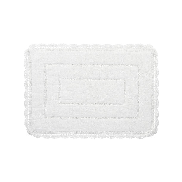 Boutique Blanche white cotton bathmat 60*90 cm image number 1