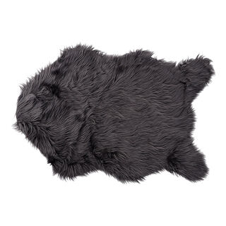 Rugs Faux Fur Anthracite