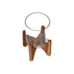 Planter Wood And Glass image number 3