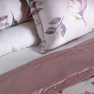 Boutique blanche tencel 3pc queen comforter set 240*200cm, pink