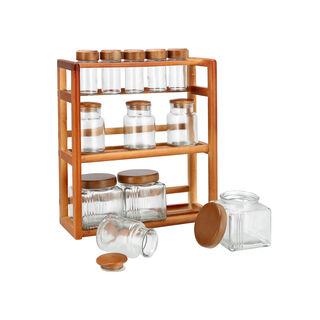 12Pcs Spice Jars