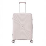 Travel Vision Trolley Suitcase Circles 24 White 46*26.5*66.5 Cm image number 1