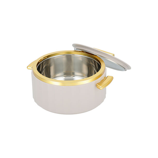 La Mesa Food Warmer 4L Matt Beige Body + Matt Gold image number 3