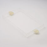 Dallaty Acrylic Tray With Beige Color Handle, 59.5*30*5 Cm image number 0