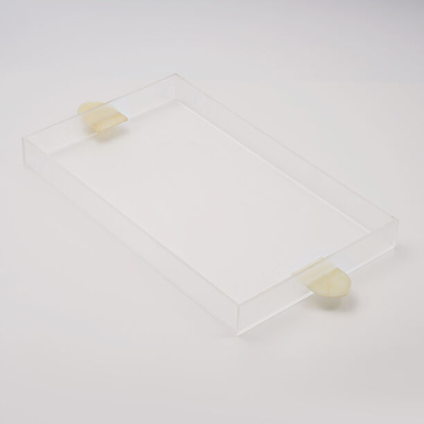 Dallaty Acrylic Tray With Beige Color Handle, 59.5*30*5 Cm image number 0