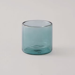 Dallaty 6 Pieces Glass Coffee Cup Set, Blue