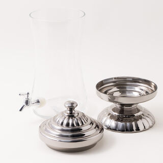 La Mesa clear glass beverage dispenser 3.2L