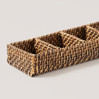La Mesa rattan cutlery tray 40*13*7cm