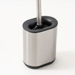 Cottage oval plastic toilet brush holder, beige image number 1