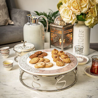 Misk Stainless Steel Cake Stand