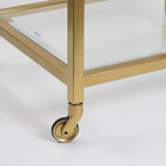 Homez Serving Trolley Antique 60*48*78Cm, Gold image number 3