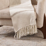 Texture woven throw 130*170cm beige image number 2