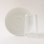 Dallaty porcelain 12pcs tea cups set Naseej collection, offwhite image number 1