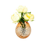 VASE CRYSTAL AMBER image number 2