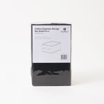 Homez Clothes Organizer Storage Box Polyester, Black 34*27*22Cm image number 4