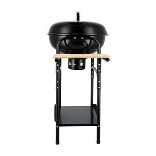 Trolley Kettle Grill In Black