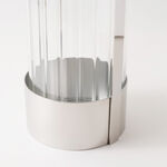 Homez metal candle holder 15*15*38.5cm, silver image number 4