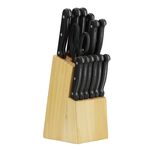 Alberto Wooden Knife Block With 12 Pieces Knives image number 0