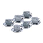 La Mesa Marble With Silver Coffee Set 12 Pieces image number 0