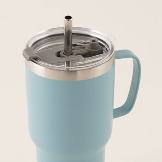 Dallaty stainless steel thermo bottle, blue 600 ml